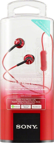 Sony MDR-EX110AP In-ear Handsfree with 3.5mm Connector Red