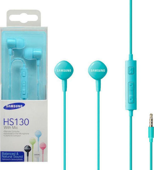 Samsung HS130 In-ear Handsfree with 3.5mm Connector Light Blue