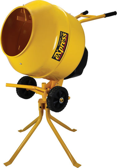 Express Express Betonmischer Elektrisch 650W mit Rädern Faltbare Tasche 160lt