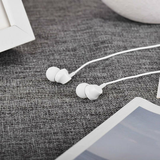 Hoco M14 Initial Sound In-ear Handsfree με Βύσμα 3.5mm Λευκό