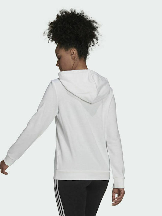 Adidas Essentials Relaxed Women's Hooded Sweatshirt White