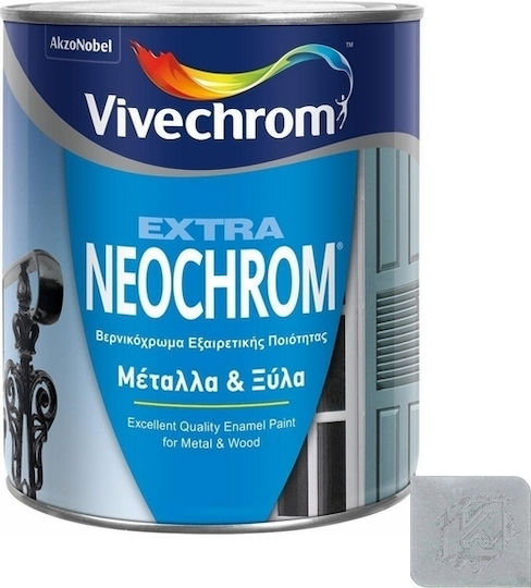 Vivechrom Цвят на лака Разтворимо Extra Neochrom 0.75лт Алуминий Блестящ