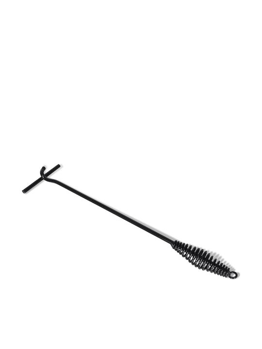 vidaXL Set de vase de gătit din fontă Negru 9buc