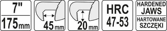 Yato Rohrzange 1½" 175mm