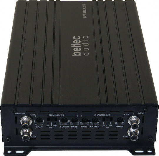 Beltec Audio Car Audio Amplifier BZA 150 4ZFD 4 Channels