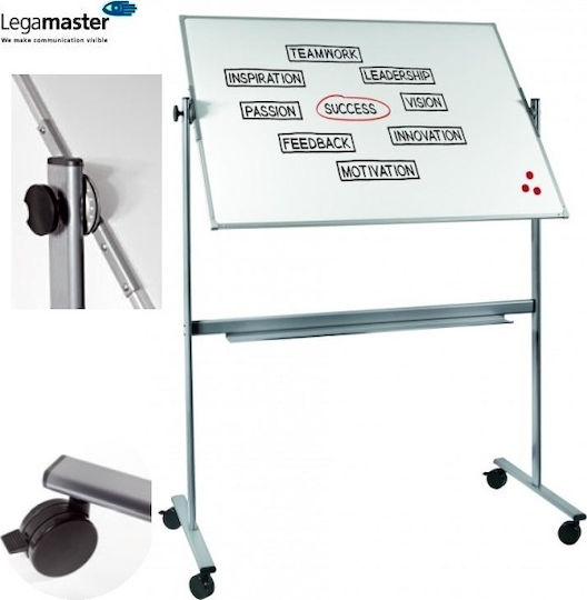 Legamaster Economy Magnetic Wheeled Dry Erase Board 90x120cm