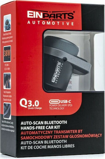 Einparts FM Transmitter Αυτοκινήτου με USB / Bluetooth / AUX