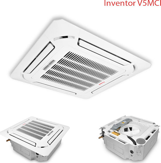 Inventor V5MCI32-24WiFiR / U5MRS32-24 Комерсиален Инверторен Климатик Касета 24000 BTU с Рефрижерантна течност R32