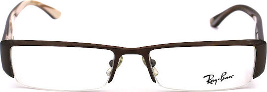 Ray Ban Vintage Metal Prescription Eyeglass Frame Brown RB6151 2593