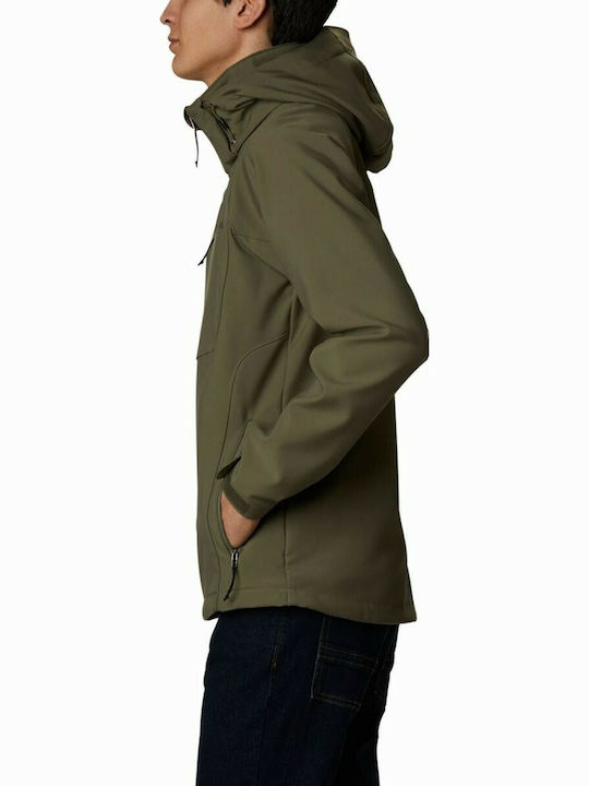 Cascade Ridge II Winter Jacke Softshell Wasserdicht und Winddicht Khaki