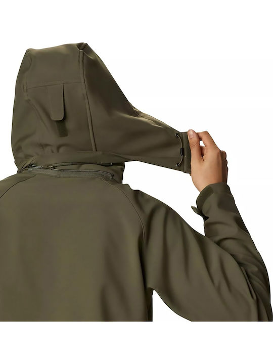Cascade Ridge II Winter Jacke Softshell Wasserdicht und Winddicht Khaki