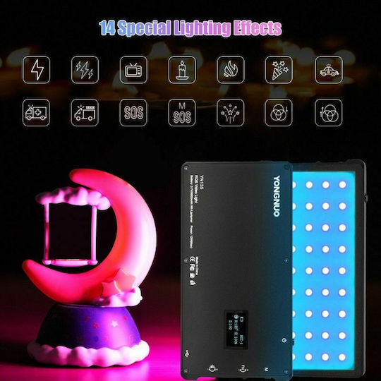 Yongnuo YN135RGB Lumină LED 5500K cu Luminozitate 1180lm
