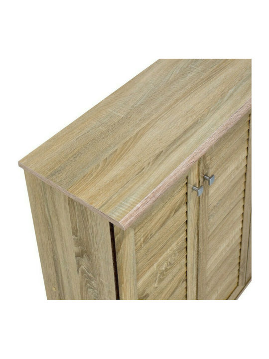 Santo Wooden Shoe Organizer with 4 Shelves Sonoma 89.5x34.5x91.5cm