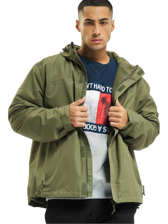 Frontzip Jacket Windproof Khaki