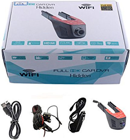 C5280 Камера ДВР За Автомобил 1080P Wi-Fi, GPS