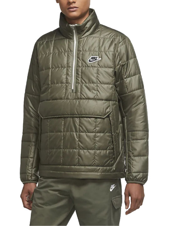 Nike Sportswear Herren Winter Jacke Puffer Winddicht Twilight Marsh