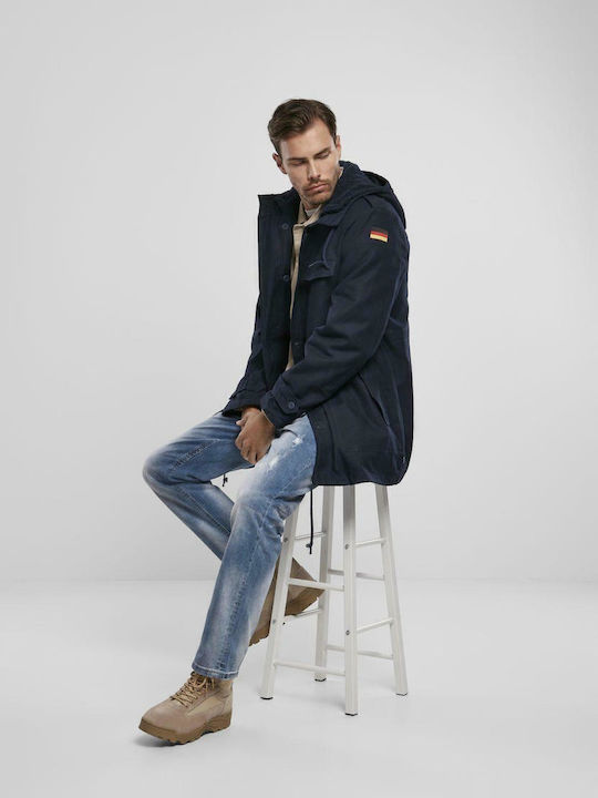 Winter Jacke Parka Marineblau