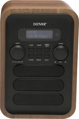 Denver DAB-48 Φορητό Ραδιόφωνο Ρεύματος DAB+ με Bluetooth Γκρι