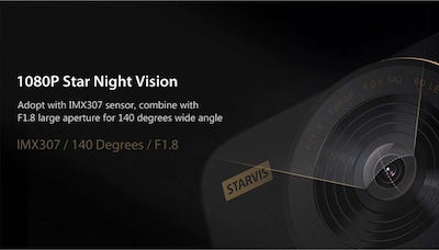 Xiaomi DashCam 1S Автомобилна DVR камера 1080P с дисплей 3" за Паркет със смукателна чаша