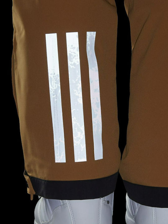 adidas Resort Two-Layer Insulated GQ4427 Γυναικείο Παντελόνι Σκι & Snowboard Καφέ