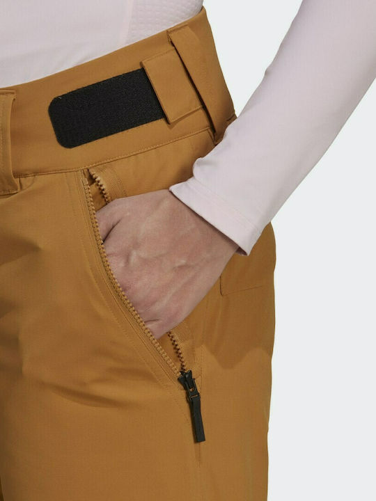 adidas Resort Two-Layer Insulated GQ4427 Γυναικείο Παντελόνι Σκι & Snowboard Καφέ