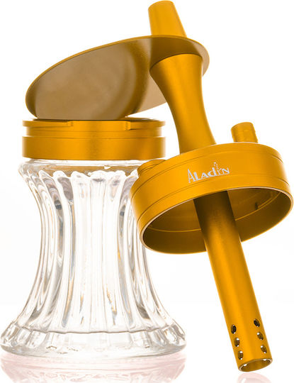 Aladin Ναργιλές 2GO Alu Μονός Gold 23cm