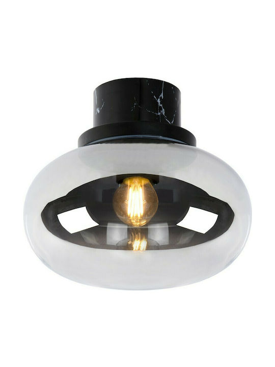 Lucide Lightning Lorena Modern Glass Ceiling Light with Socket E27 23pcs Black