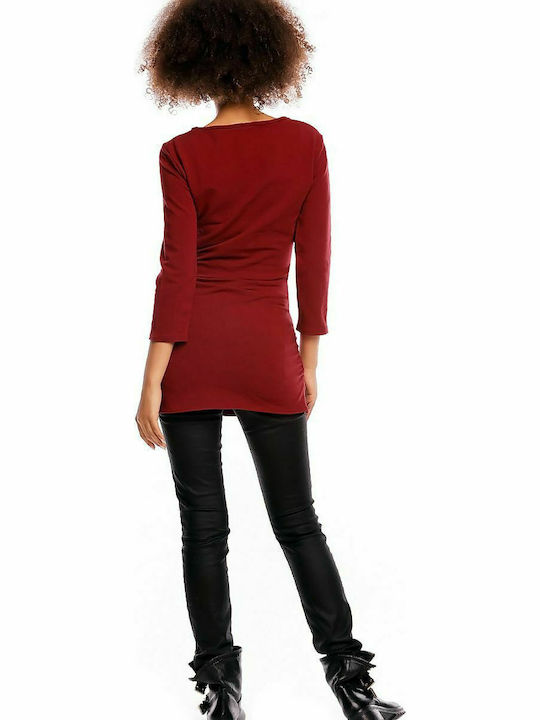PeeKaBoo 1474 Top Εγκυμοσύνης Κόκκινο