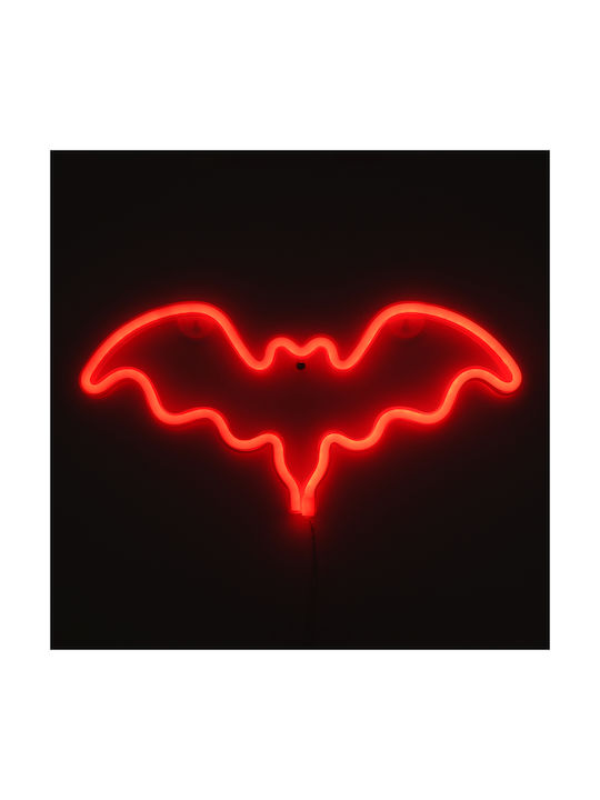 GloboStar Neon Διακοσμητικό Φωτιστικό Batman LED Φιγούρα 35.5x16εκ.