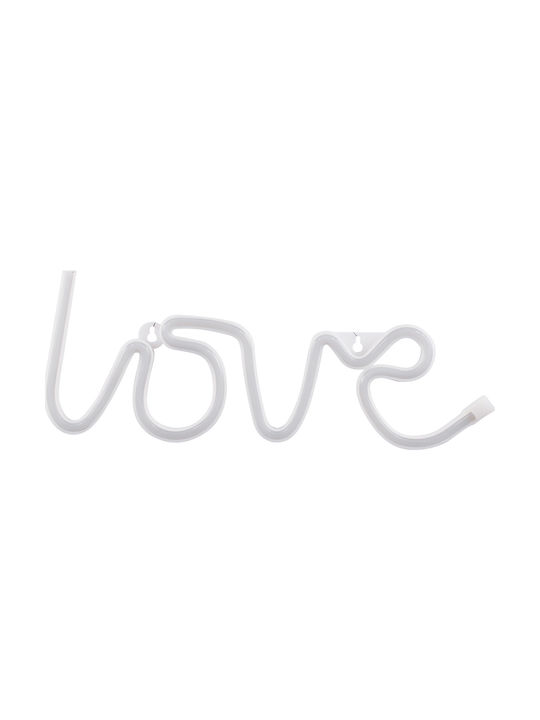 GloboStar Neon Διακοσμητικό Φωτιστικό LED Love