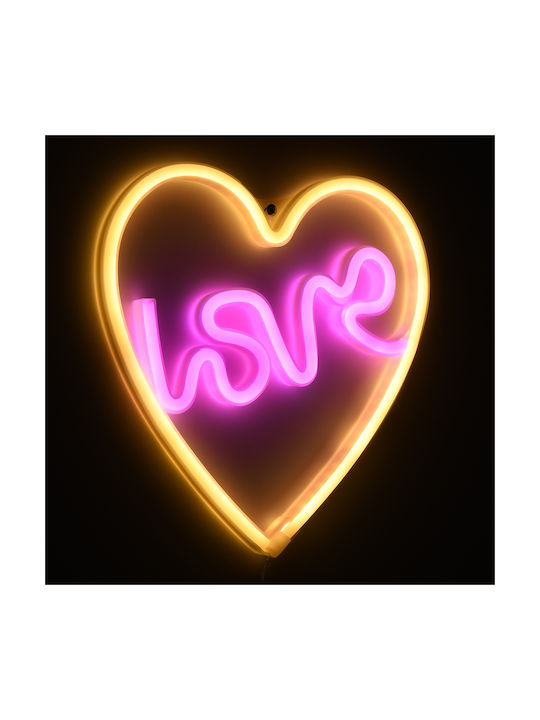 GloboStar Dekorative Lampe Liebe Rosa
