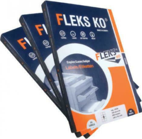 Fleks 200 Self-Adhesive Rectangular A4 Labels 210x148mm