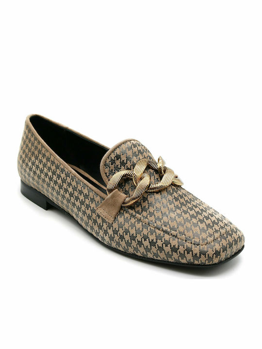 She Collection Δερμάτινα Γυναικεία Loafers Ammos