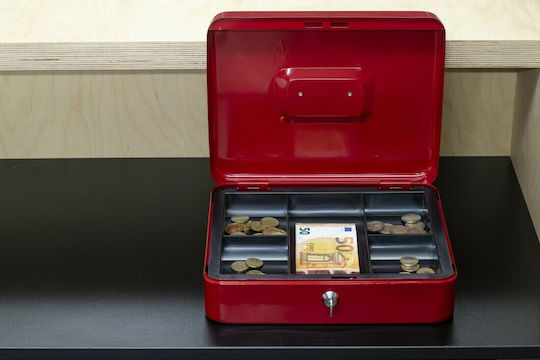 Thirard Kassenschrank mit Schloss 00013218 Rot