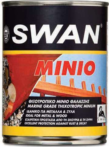 Swan Minium Primer Metal & Wood Antioxidant Primer Orange Suitable for Metal / Wood 0.375lt