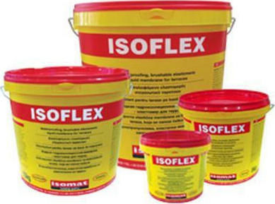 Isomat Isoflex Еластомерен Акрил Нанасяемо Уплътнително 1кг Тухлено