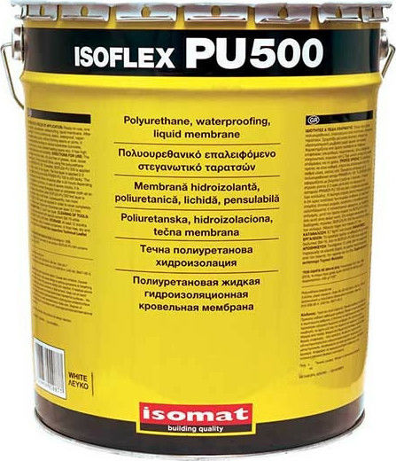 Isomat Isoflex PU 500 Elastomer Insulating Sealing Polyurethane 6kg White