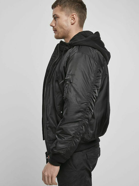 Winter Jacke Bomber Schwarz