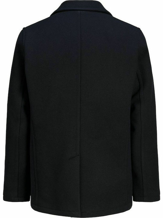 Men's Half Coat Navy Blue