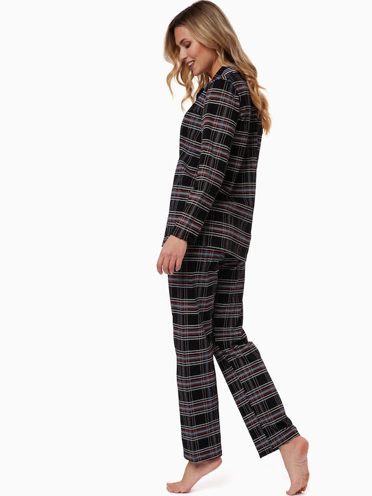 Minerva Set Winter Women's Pajamas Black