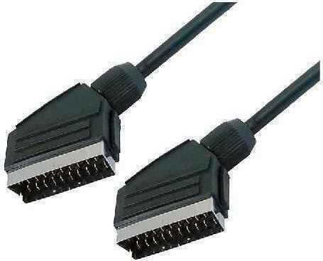 Valueline Cable Scart male - Scart male 1.5m Black SCART 03LC-1.5 SCART 03LC/1.5