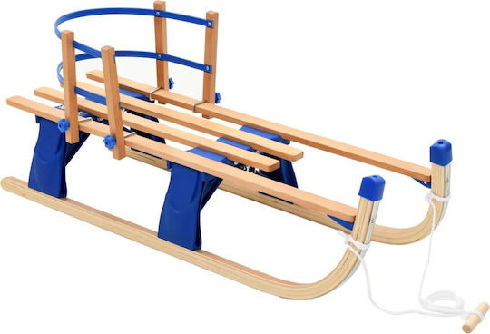 vidaXL 91458 Wooden Folding with Backrest 110cm