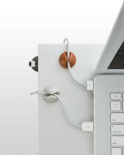 Bluelounge CableDrop Clips Οργάνωσης Καλωδίων 6τμχ Λευκό