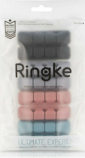 Ringke ACOR0003 Cable Clips 8pcs Multicolour