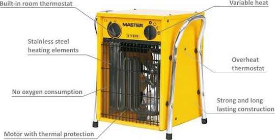 Master Industrial Electric Air Heater B5 EPB 5kW