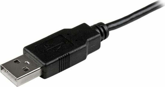StarTech Regular USB 2.0 to micro USB Cable Μαύρο 2m (USBAUB2MBK)