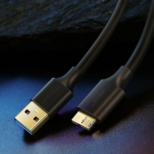 Ugreen Regular USB 3.0 to Micro USB Cable Black 2m 10843 1 Piece