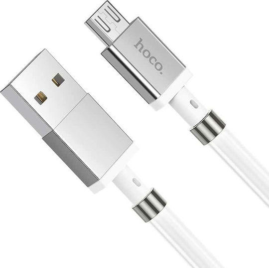 Hoco U91 Magnetisch USB 2.0 auf Micro-USB-Kabel Weiß 1m (HC-U91M) 1Stück