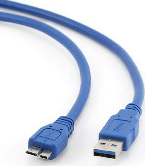 Cablexpert Regular USB 3.0 to micro USB Cable Μπλε 1.8m (CCP-MUSB3-AMBM-6)