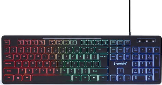 Gembird KBS-UML-01 Gaming Keyboard with RGB Lighting English US